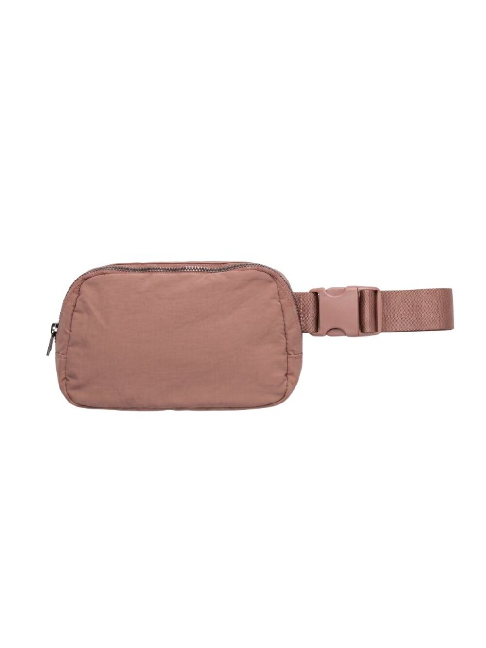 NIP | Chestnut Brown Dual Zipper Performance Crossbody Belt Bag 3 Mesh Slots